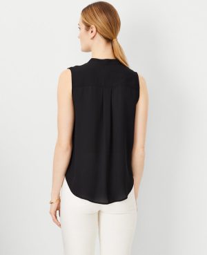 Petite Sleeveless Camp Shirt