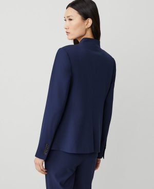 The Cutaway Blazer in Bi-Stretch