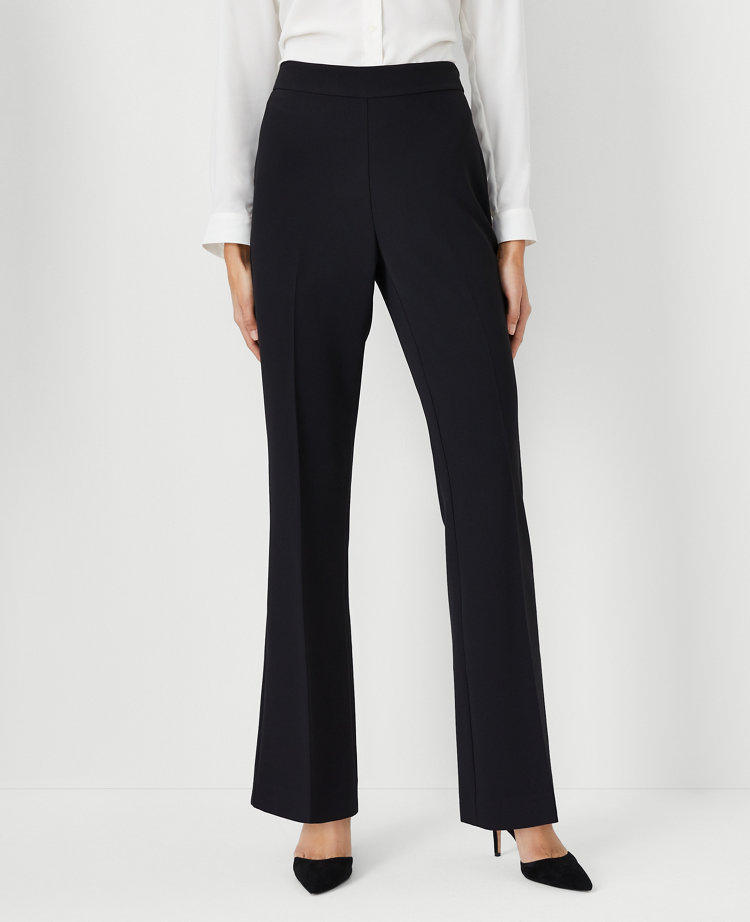 The Side Zip Trouser in Fluid Crepe - Curvy Fit
