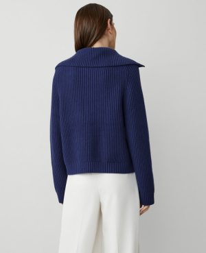 Petite Ribbed Button Sweater
