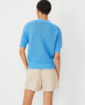 Petite Stitchy Sweater
