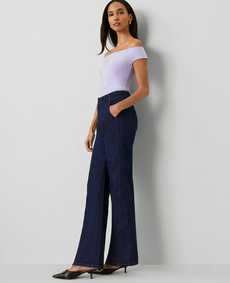 The Seamed Wide-Leg Jean