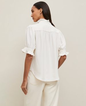 Ruffle Collar Shirt