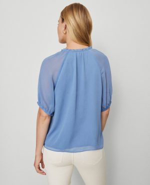 Pintucked Raglan Popover