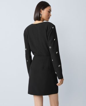 Embellished A-Line Skirt