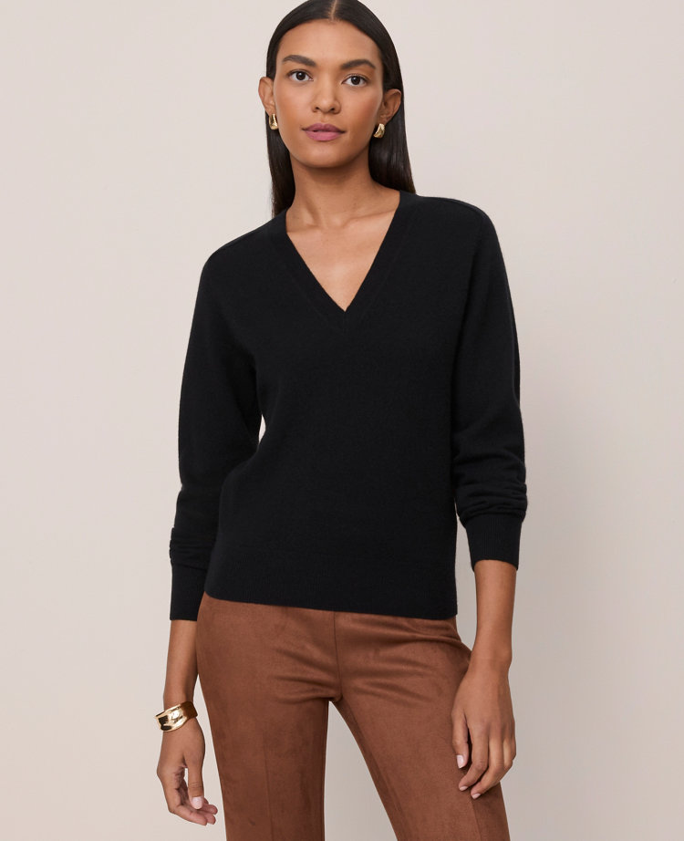 Cashmere V-Neck Sweater