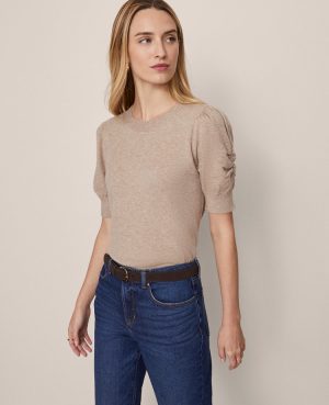Weekend Collection Ruched Sweater Tee