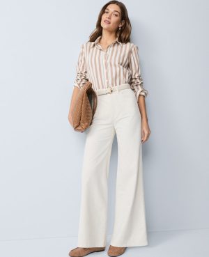 Weekend Collection Striped Relaxed Perfect Shirt