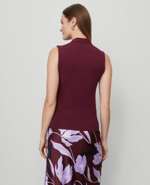 Sleeveless V-Neck Top