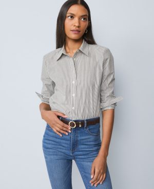 Weekend Collection Striped Relaxed Perfect Shirt