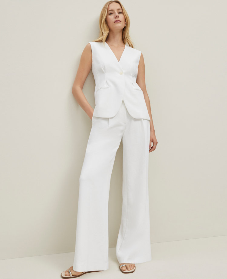 The Tall Wide-Leg Pant in Crinkle Crepe
