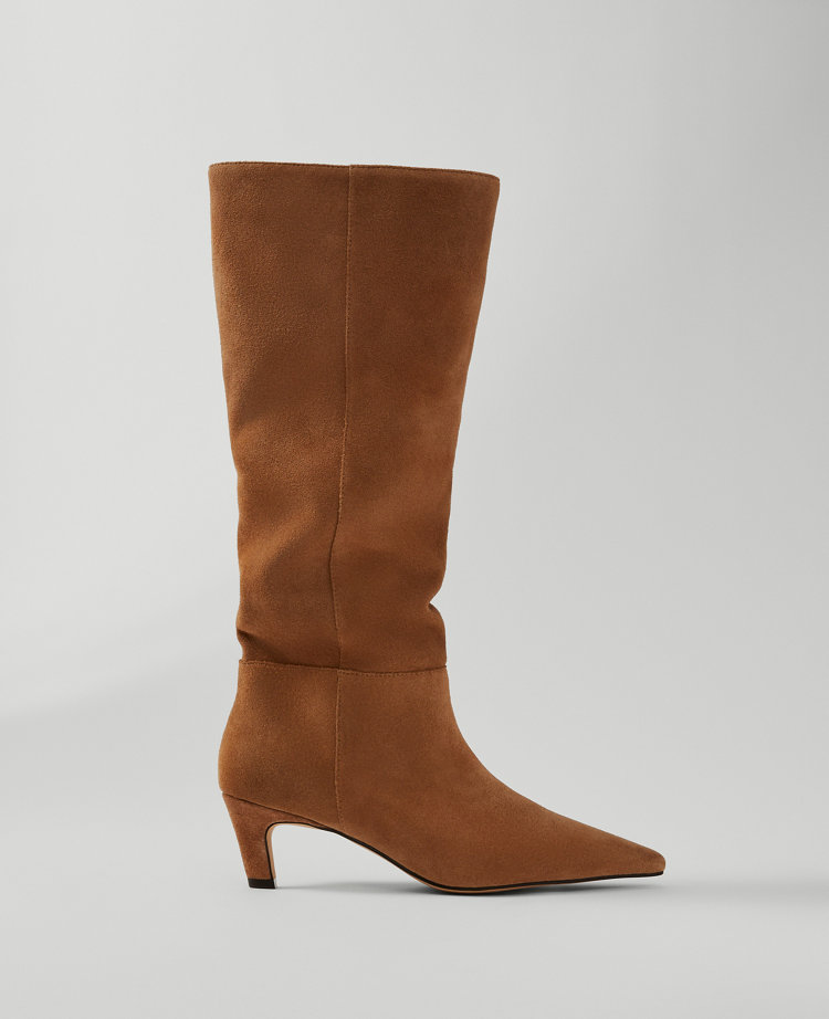 Suede Tall Boot