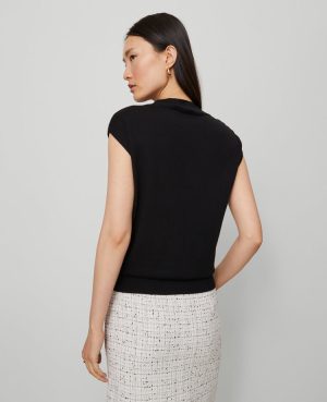 Refined Mock Neck Sweater Shell