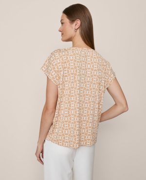 Chain Link Mixed Media Top