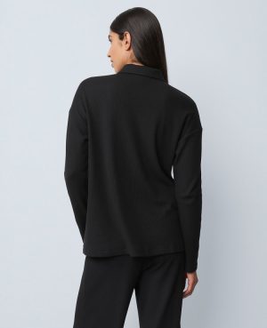 Waffle Henley Lounge Top