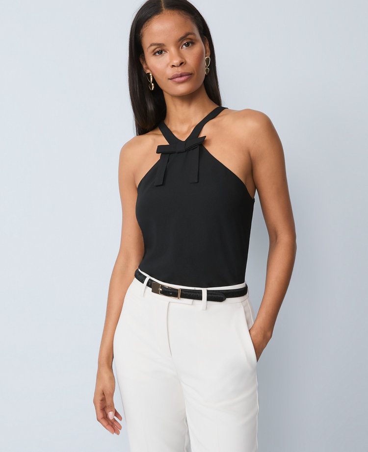 Petite Bow Halter Top