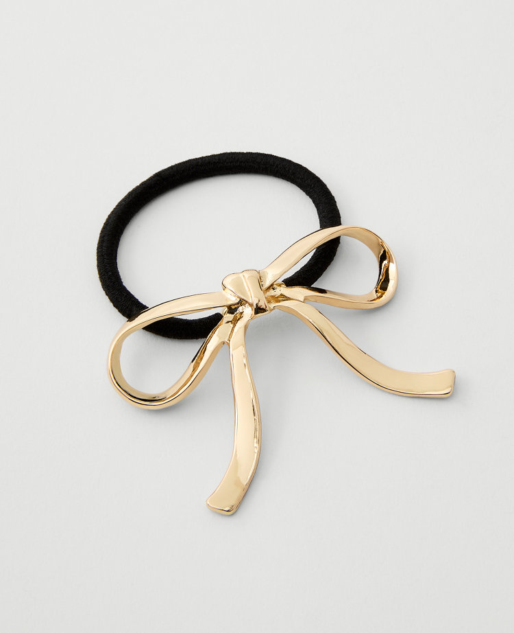 Metal Bow Hair Tie