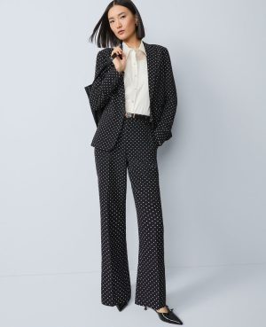 The Petite Dotted Jayne Trouser